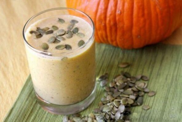 Lait aux graines de courge contre les parasites