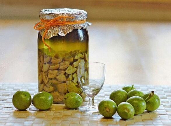 Infusion de noix verte contre les parasites